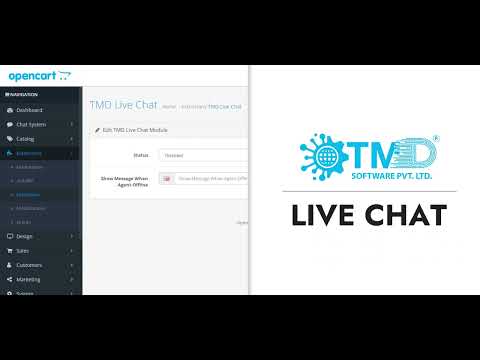 OpenCart Live Chat Module