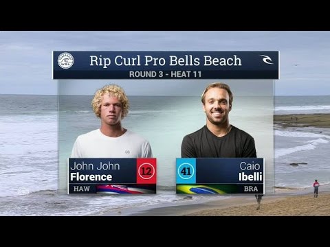 2016 Rip Curl Pro Bells Beach: Round 3, Heat 11 Video