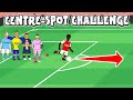 CENTRE-SPOT CHALLENGE: Footballers Attempt (Ronaldo Messi Saka De Bruyne and more!)