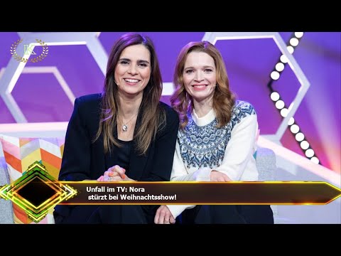 Unfall im TV: Nora  stürzt bei Weihnachtsshow!