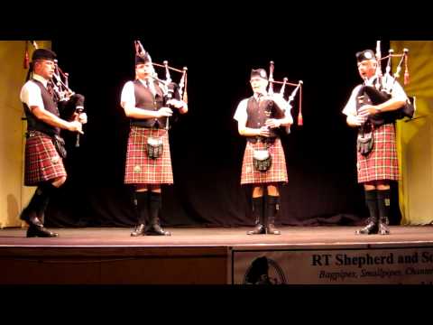 Lothian and Borders Pipe Band, International Quartet Competition, Piping Live 2011.