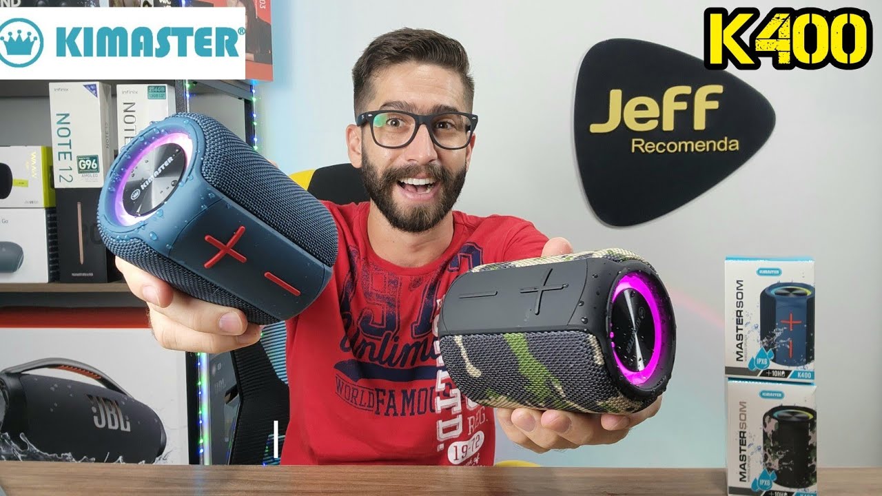 Lançamento! Caixa de som KIMASTER K400: Essa é Boa e com ótimo PREÇO! (Unboxing/Análise Completa)