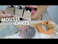 ASMR Mini Mousse Cakes *Squid Game, Dark Cloud, Pumpkin and Sunset cakes No Talking Soft Relaxing