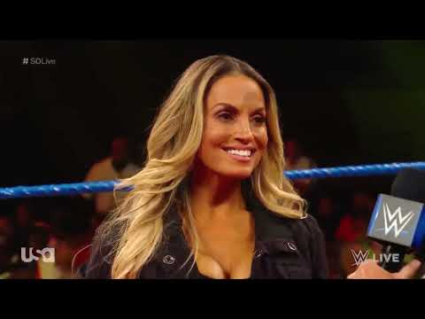 720pHD WWE Smackdown Live 07 30 19  Trish Stratus returns vs Charlotte Flair at Summerslam