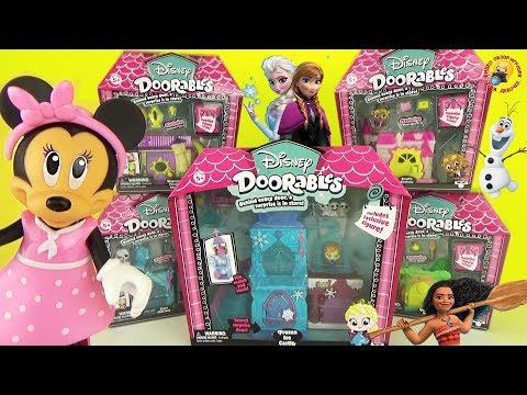 Игровой Набор Disney Doorables - Красавица И Чудовище (2 героя, домик, аксессуар)