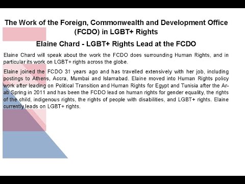 Marshall Hangout-The Work of the FCDO in LGBT+ Rights 16 June 2021