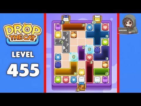 Drop The Cat level 455 solution