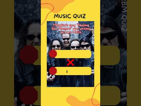 metallica | music quiz 144 #shorts #shortvideo