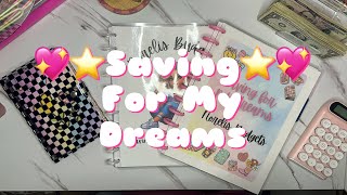 💖⭐️Saving for my dreams ⭐️💖#savingmoney #norelisbudgets #savingschallenges