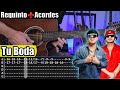 Tu Boda Oscar Maydon X Fuerza Regida Requinto Acordes TABS Tutorial Guitarra