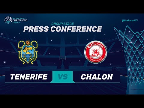 Iberostar Tenerife v Elan Chalon - Press Conference - Basketball Champions League 2017-18