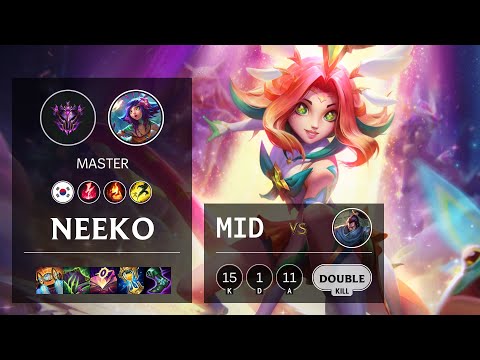 Neeko Mid vs Yasuo - KR Master Patch 11.24