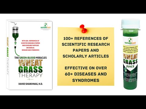 WHEATGRASS THERAPY - The Green-blood Miracles -  By Xahid - Naturokart