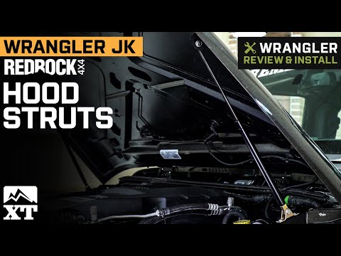 2011-2018 Jeep Wrangler JK RedRock 4x4 Hood Struts Review & Install