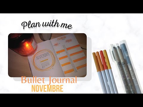 BULLET JOURNAL // Plan with me NOVEMBRE
