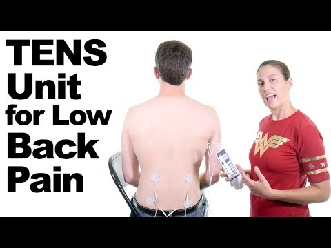 How to use a TENS Unit for Lower Back Pain Relief - Ask Doctor Jo