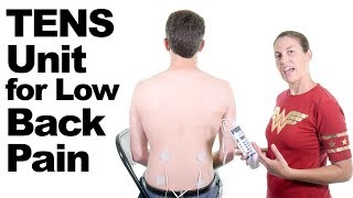 How to use a TENS Unit for Lower Back Pain Relief - Ask Doct