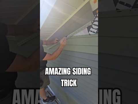 HOW TO | Vinyl Siding Pattern for Gable Cuts #siding #diy #howto