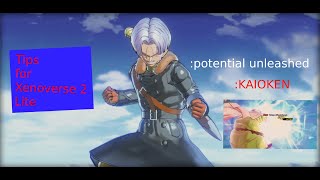 Xenoverse 2 lite Tips and things that may help.