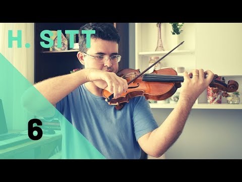 VIOLINO: Hans Sitt Op. 32 - Estudo 6