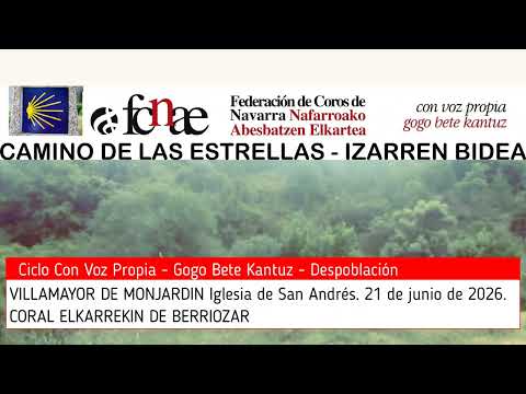 La Federación de Coros de Navarra lleva la música coral a siete rincones del territorio este fin de semana