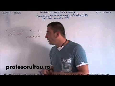 axa numerelor reale - profesorultau.ro