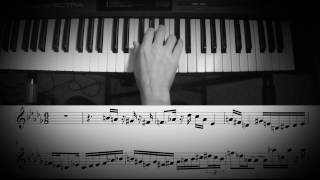 Alonzo-Al Jarreau- Synth solo cover + transcription