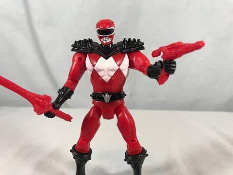 Power Rangers Super Ninja Steel Evil Red Ranger 25th Anniversary Episode Figure Review