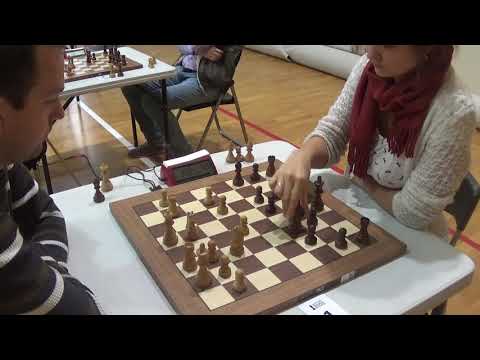 GM Arturs Neiksans - WGM Laura Rogule,  Sicilian defense,  Rapid chess