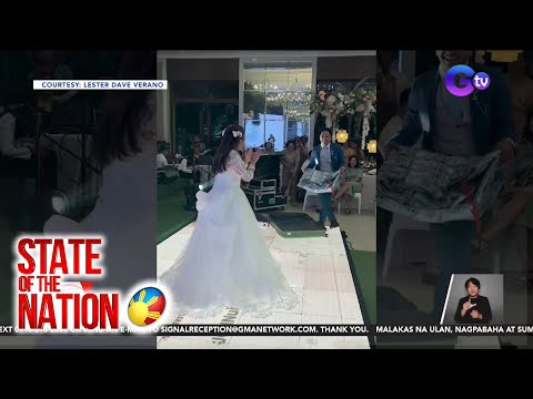 P1-M cash, regalo ng groom sa kanyang bride SONA