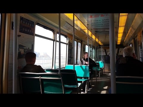 RET Metro Type T (5245) rit op metrolijn C tussen Hoogvliet en Vijfsluizen