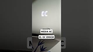Media aircon EL OC error problem.