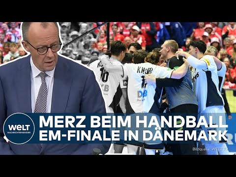 Video Thumbnail: DÄNEMARK: Merz live beim EM-Finale: Deutschland vs. Dänemark – Handball-Höhepunkt