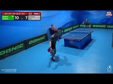 00:30 Vadym Hryban 3-2 Valerii Tatarynov West 5 WIN CUP 11.11.2022 | TABLE TENNIS WINCUP