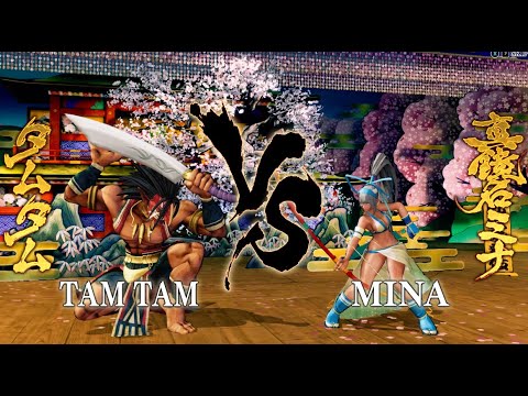 Samurai Shodown - Tam Tam VS Mina