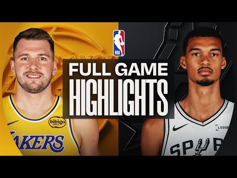Los Angeles Lakers vs San Antonio Spurs Highlights Full Game - DEC 29 , 2025 | NBA