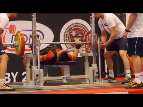 Gergo Vari-Szalai (HUN) 1.att.: 155 kg 2014 IPF World Benchpress Championships
