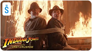Indiana Jones and the Last Crusade (1989) | Scene: The floor's on fire