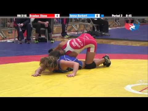 59 KG QF   Braxton Stone CAN vs Jenna Burkert NYAC