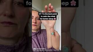 Acupuncture Point for Insomnia 😴 #acupuncture