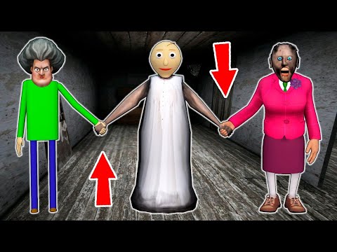 Granny vs mini Ice Scream vs mini Granny - funny horror animation (30 minutes with Granny)