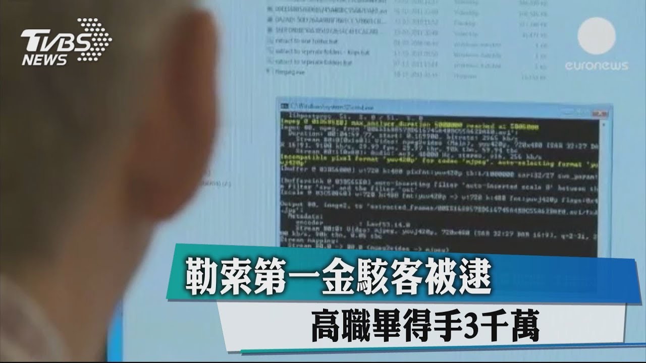 勒索第一金駭客被逮　高職畢得手3千萬