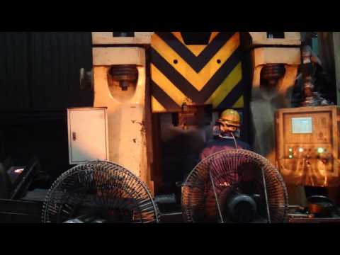 Hydraulic Close Die Forging Hammer 2tons operating well in Taiwan