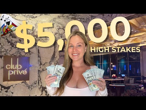 Intense Blackjack Session at the Bellagio