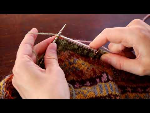 Shetland Email Series - Weaving In Ends As You Go