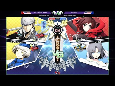 F@X 333 BBTAG - Fullmetal Jrock Vs. Lightice - BlazBlue: Cross Tag Battle Losers Semis