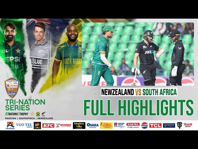 Full Highlights | New Zealand vs South Africa | 2nd ODI | Tri-Nation Series 2025 | PCB | M2J1A