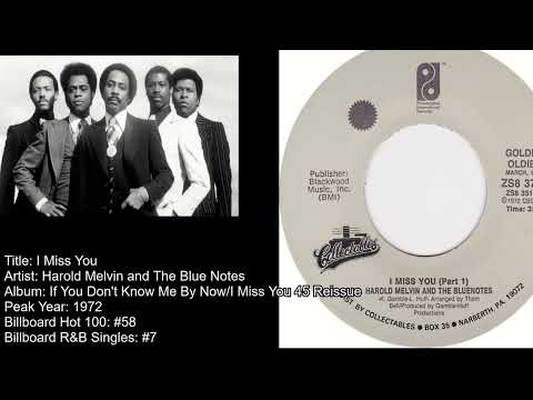 Harold Melvin and The Blue Notes- I Miss You (Part 1)