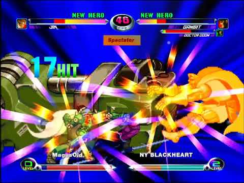 MvC2: Jin Unblockable Blodia Punch Combo by MagusOld