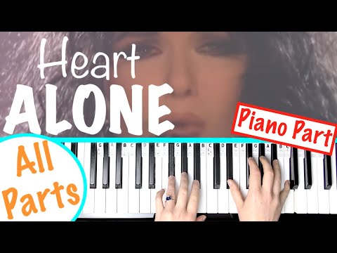 How to play ALONE - Heart Piano Tutorial | Piano Part
